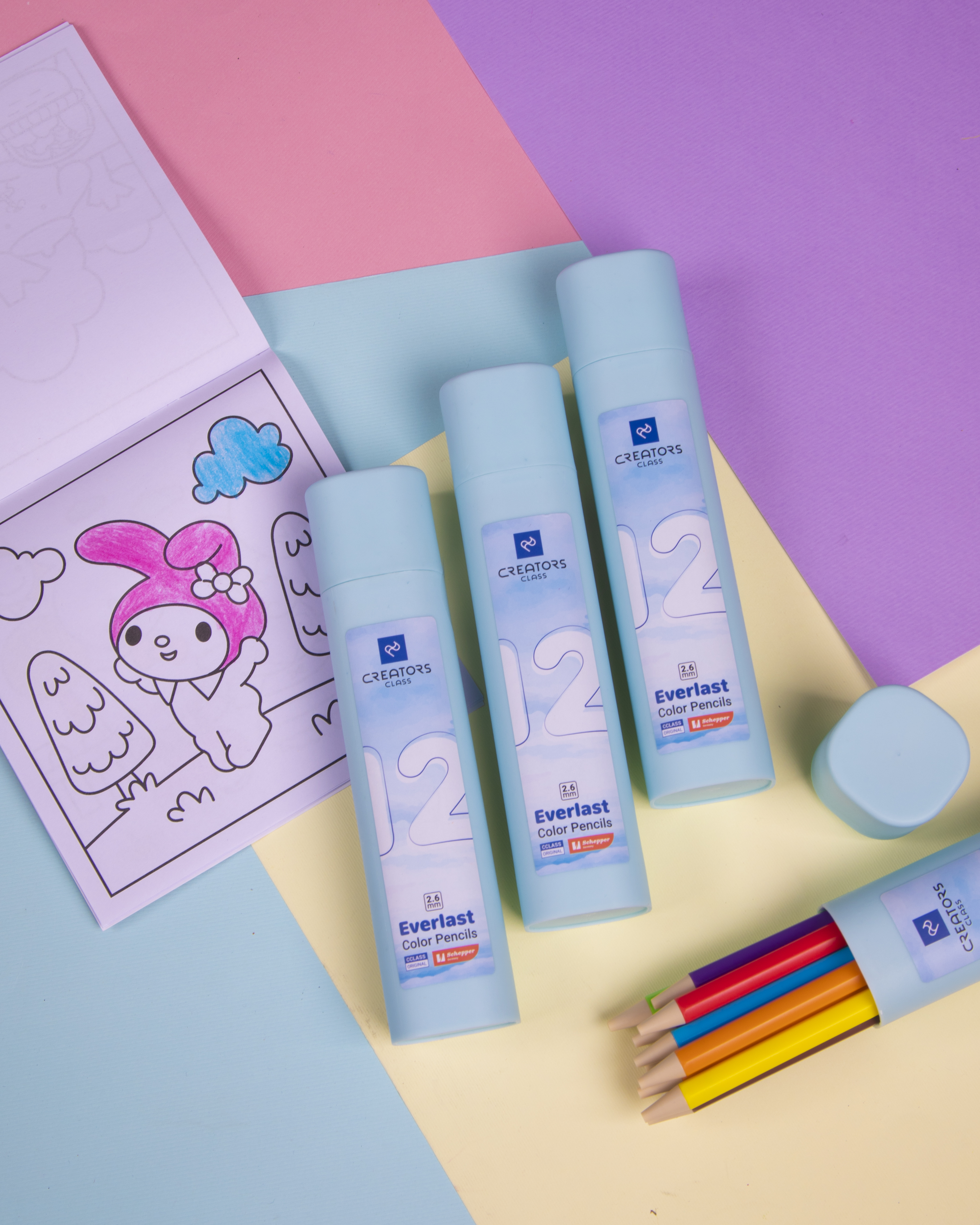 مداد رنگی ۱۲ رنگ اتودی سی کلاس