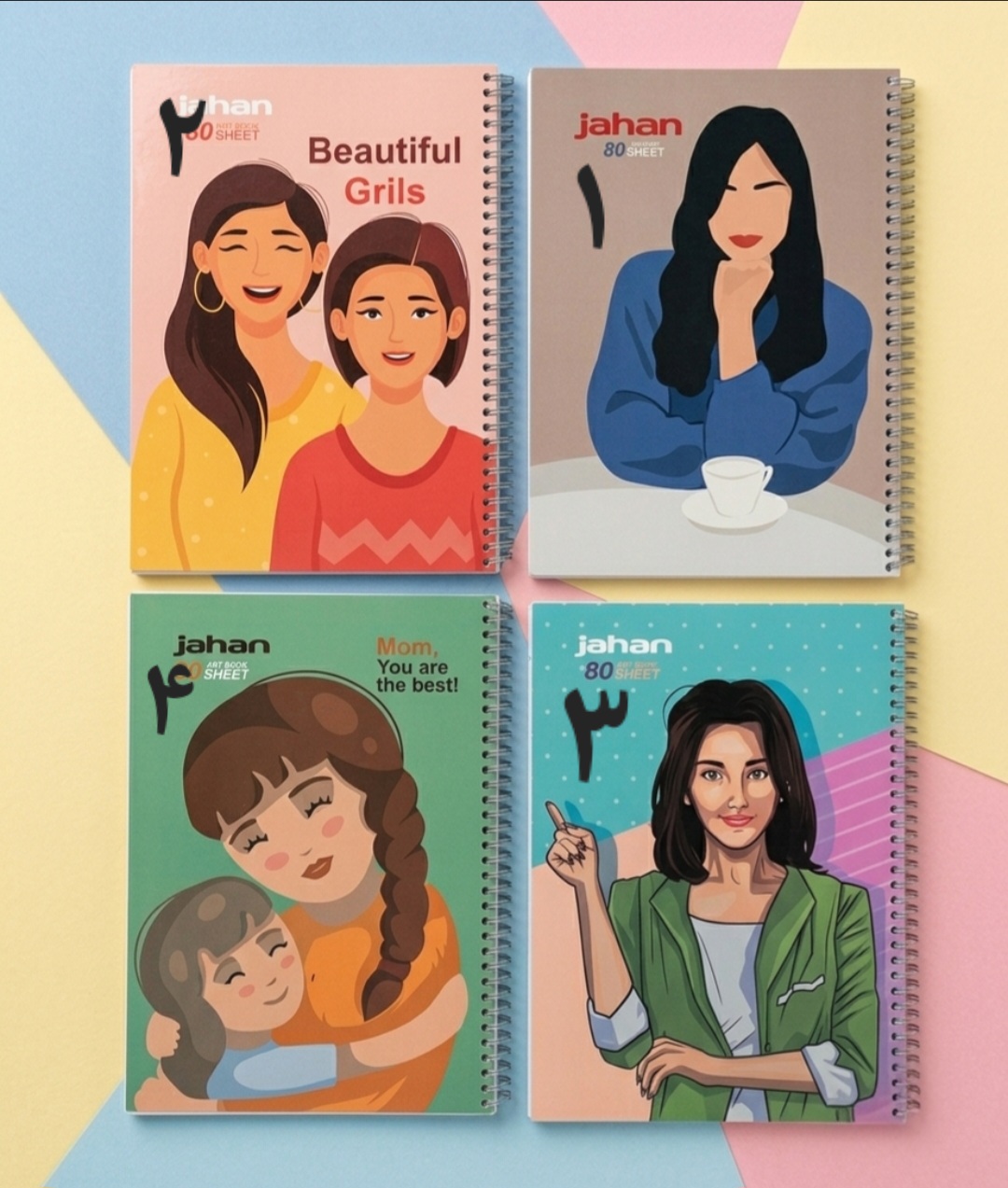 دفتر ۸۰ برگ فانتزی